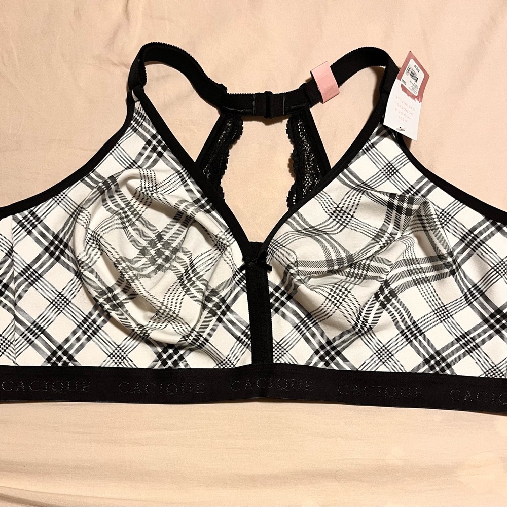 Cacique cotton collection unlined full coverage no wire bra